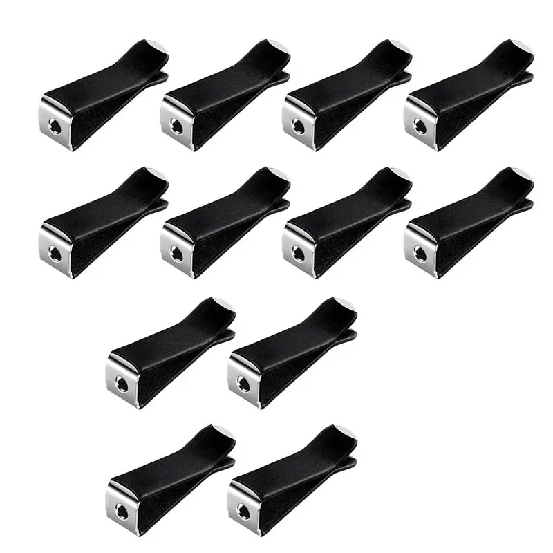 Square Head Air Vent Clips 100 Pcs For Car Freshies, For Auto Bulk Kit Includes 2 Storage Boxes Holder