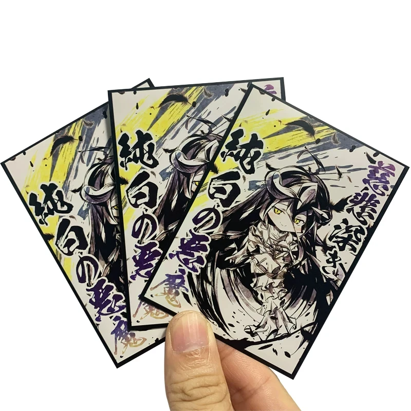 60Pcs/set 66X91Mm Diy Self Made Goddess Story Albedocard Sleeves Matte Albedo Card Protective Cover Anime Card Gift Toy