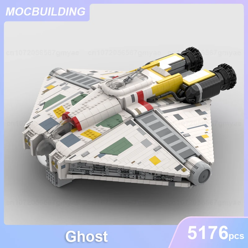 Ghost Model MOC Building Blocks DIY Assemble Bricks Space Series Educational Creative Collection Display Toys Xmas Gifts 5176PCS