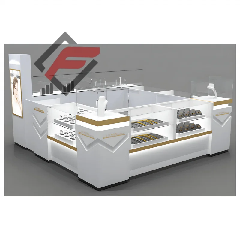 custom.High-Quality Jewelry Showcase, Glass Display Cabinet & Display Jewelry Store Display Standards