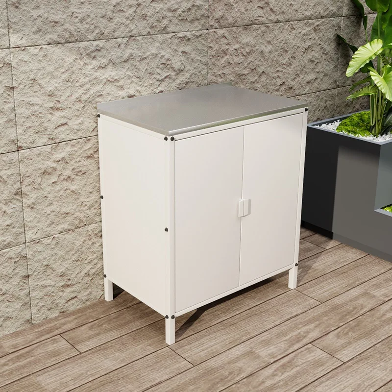 Outdoor cabinet, courtyard locker, outdoor stainless steel sink, integrated cabinet, balcony, garden utility cabinet, operating