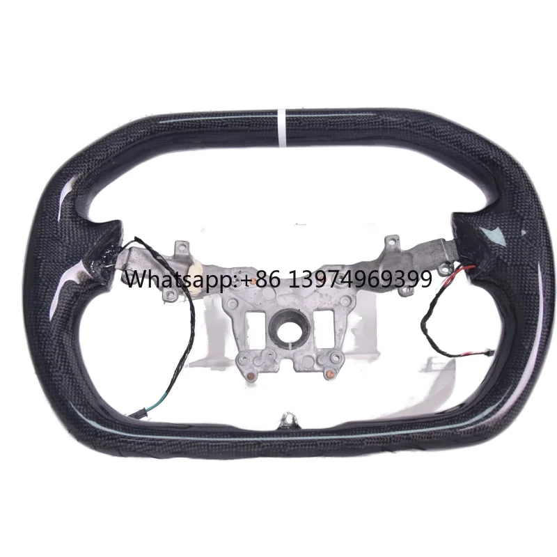 Custom Carbon Fiber Steering Wheel for Tesla Cybertruck 2024-2025 - Personalized Upgrade