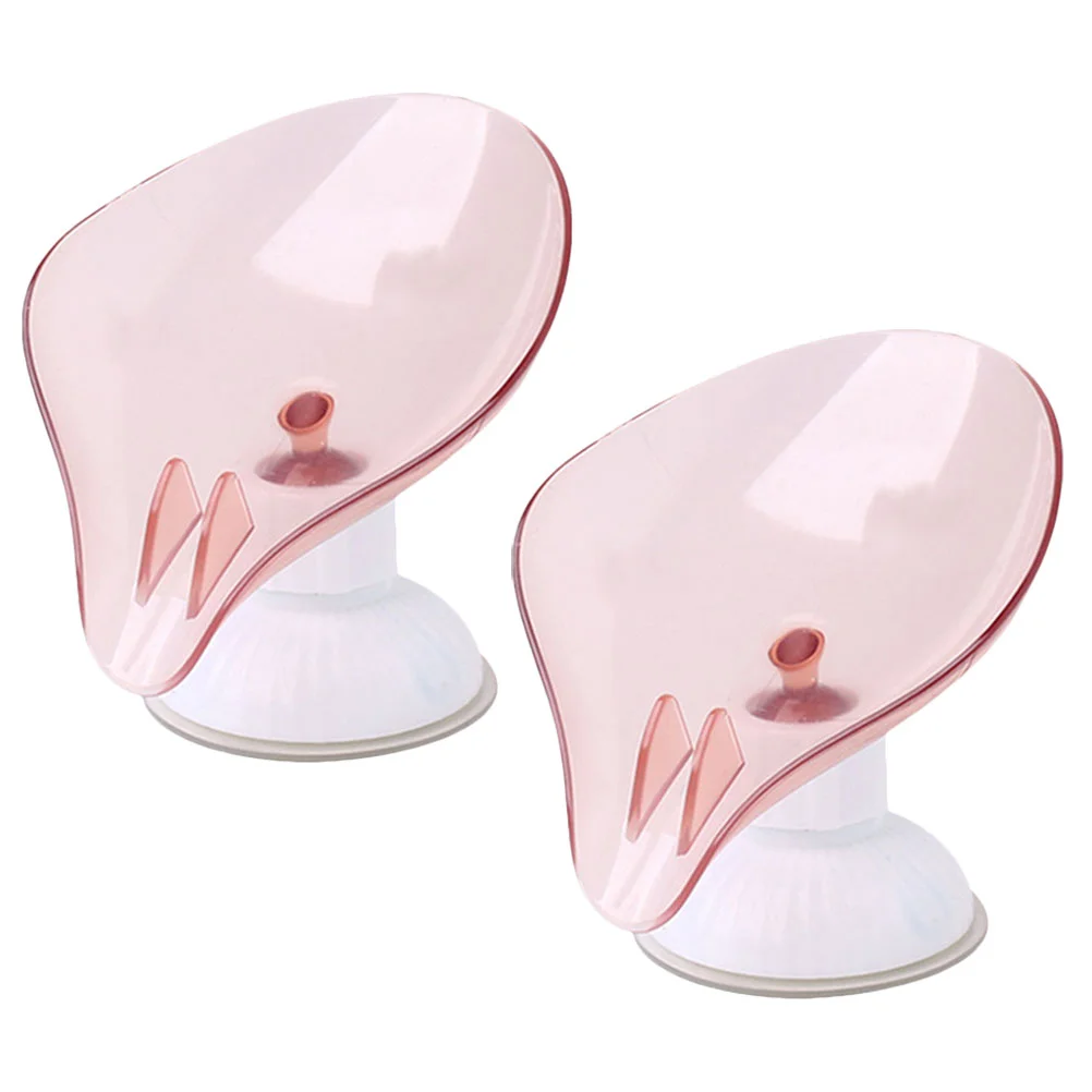 

2 Pcs Rotatable Soap Dish Sink Dispenser Automatic Drip Tray Bar Draining Holder Fall