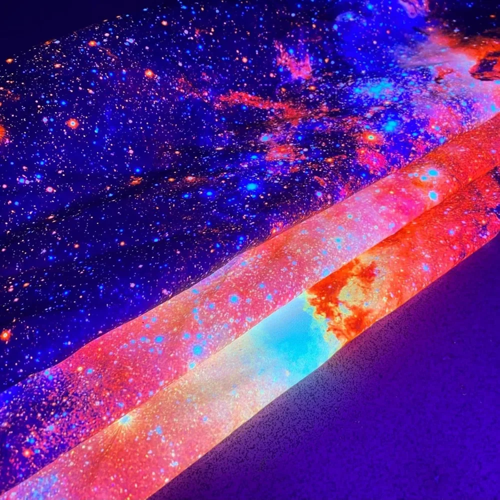 Pósteres de luz negra psyhilar para adultos, tapiz de luz negra de galaxia, tapiz reactivo uv púrpura de estrella de pared espacial trippy para dormitorio