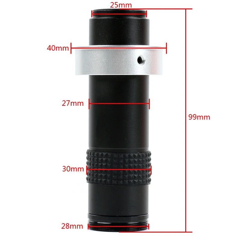 40mm 130X Zoom BIG VIEW Macro Watch Jewelry Phone Tablet PCB IC Observe Soldering Repair 60mp HDMI Video Microscopy Camera Set