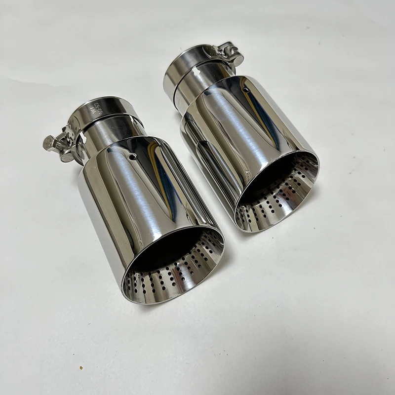 1pcs CARS attachment Exhaust pipe stainless steel 304 tail throat horn outlet hole large diameter 89mm 101mm 114mm size