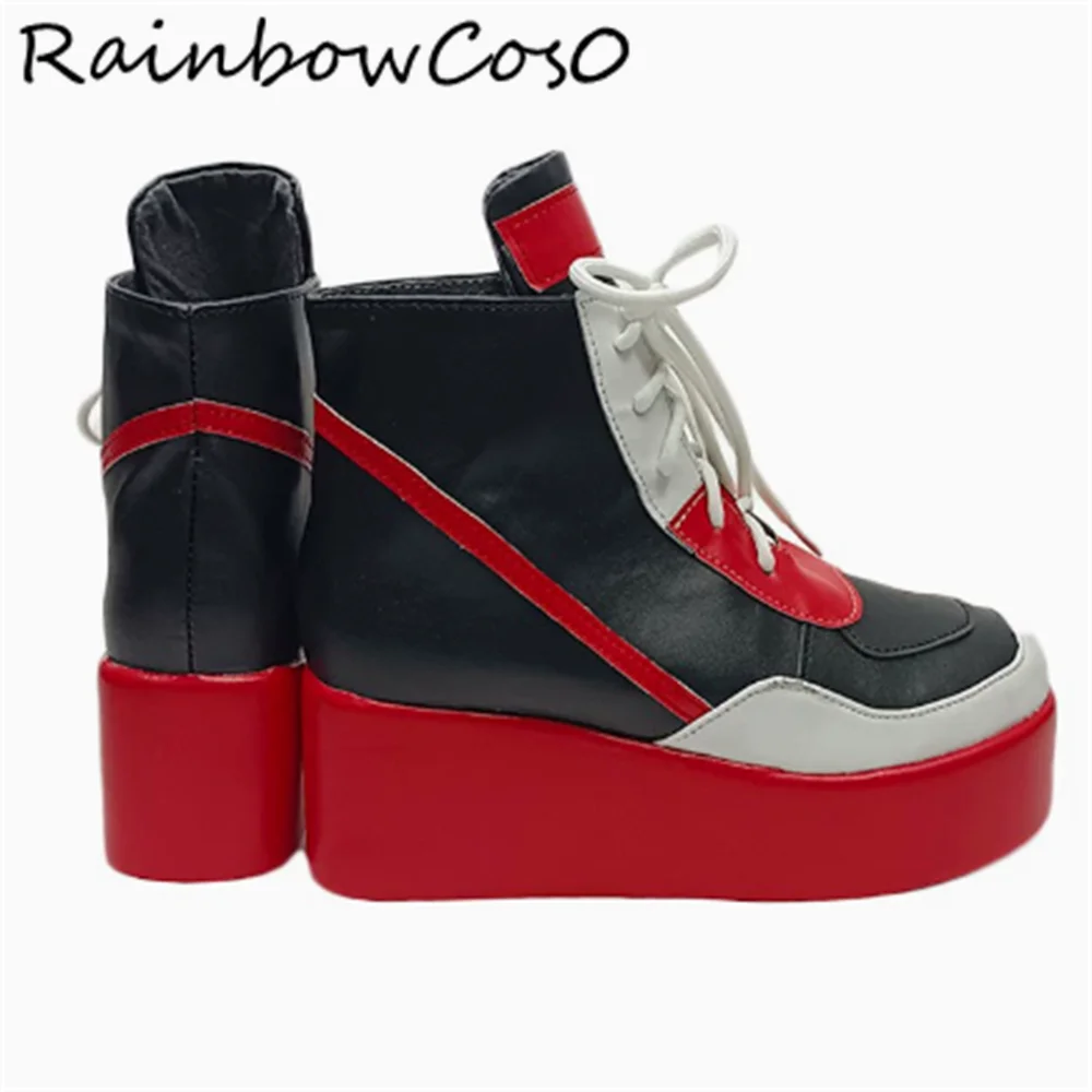 Angelina Angelina Ajimu archevaliers Cosplay chaussures bottes jeu Anime fête Halloween RainbowCos0 W4842
