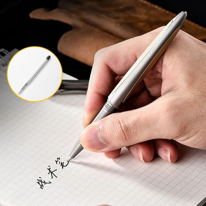 1PC Titanium Alloy Multifunctional Tactical Pen Camping Hiking  Equipment Outdoor EDC Survival Tool Business Signature - view 3