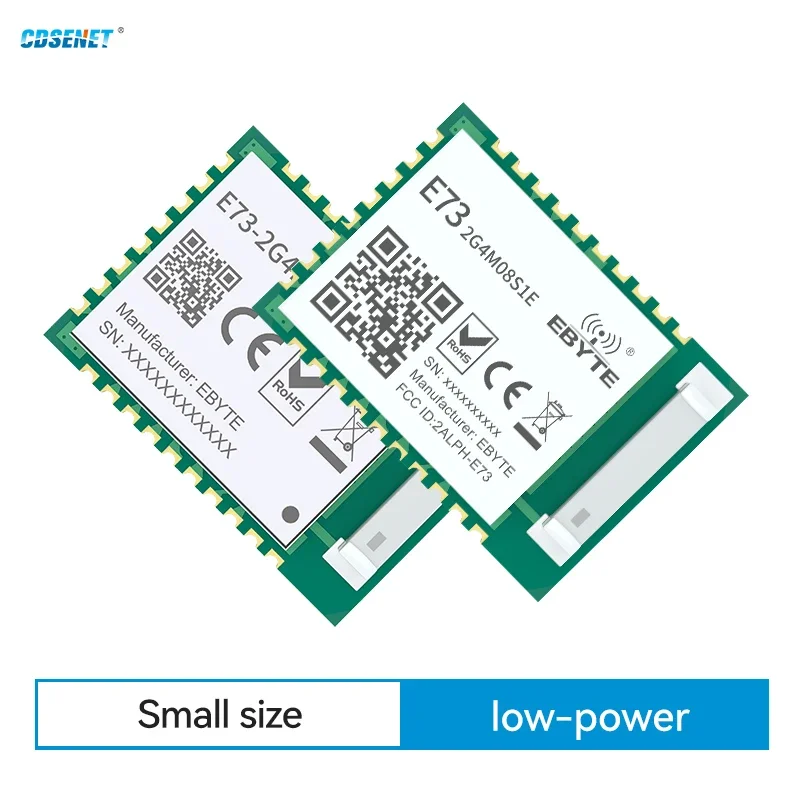 BLE5.4 RF SoC Module nRF52833/52840/5340 2.4G Bluetooth Mesh Thread ZigBee NFC CDSENET E73-C/E Series Low Power Test Board