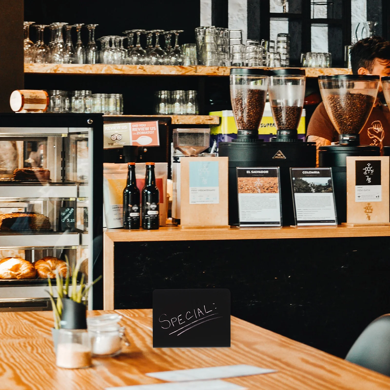 10 قطعة قابلة لإعادة الاستخدام منضدية رسالة مجلس علامات السبورة الصغيرة لملصقات الطعام بوفيه حفلة السبورة علامات لوحة رسائل الطاولة #1