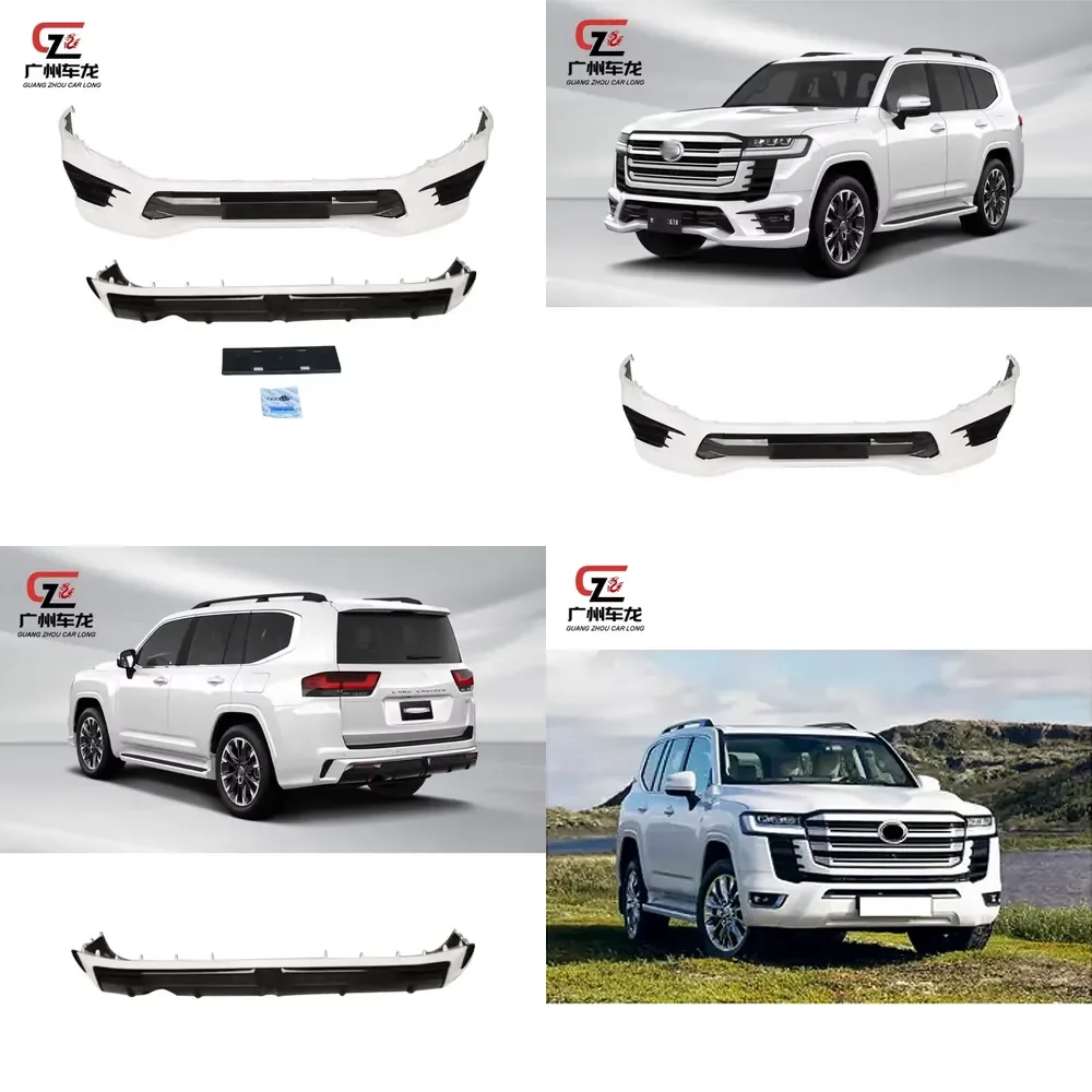 

For Land Cruiser LC300 Land Cruiser 300 2022 M Mona Lisa Style Body Kit Car Front Bumper Lip Rear Diffuser Lip