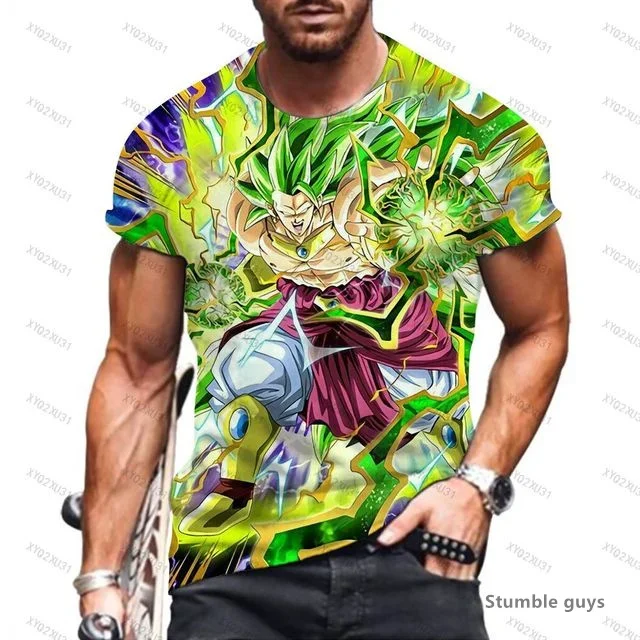 Summer Men's Gym Goku Tshirt Men Tops Dragon Ball Anime T-shirt Kakarot Vegeta Super Saiyan Quick Dry