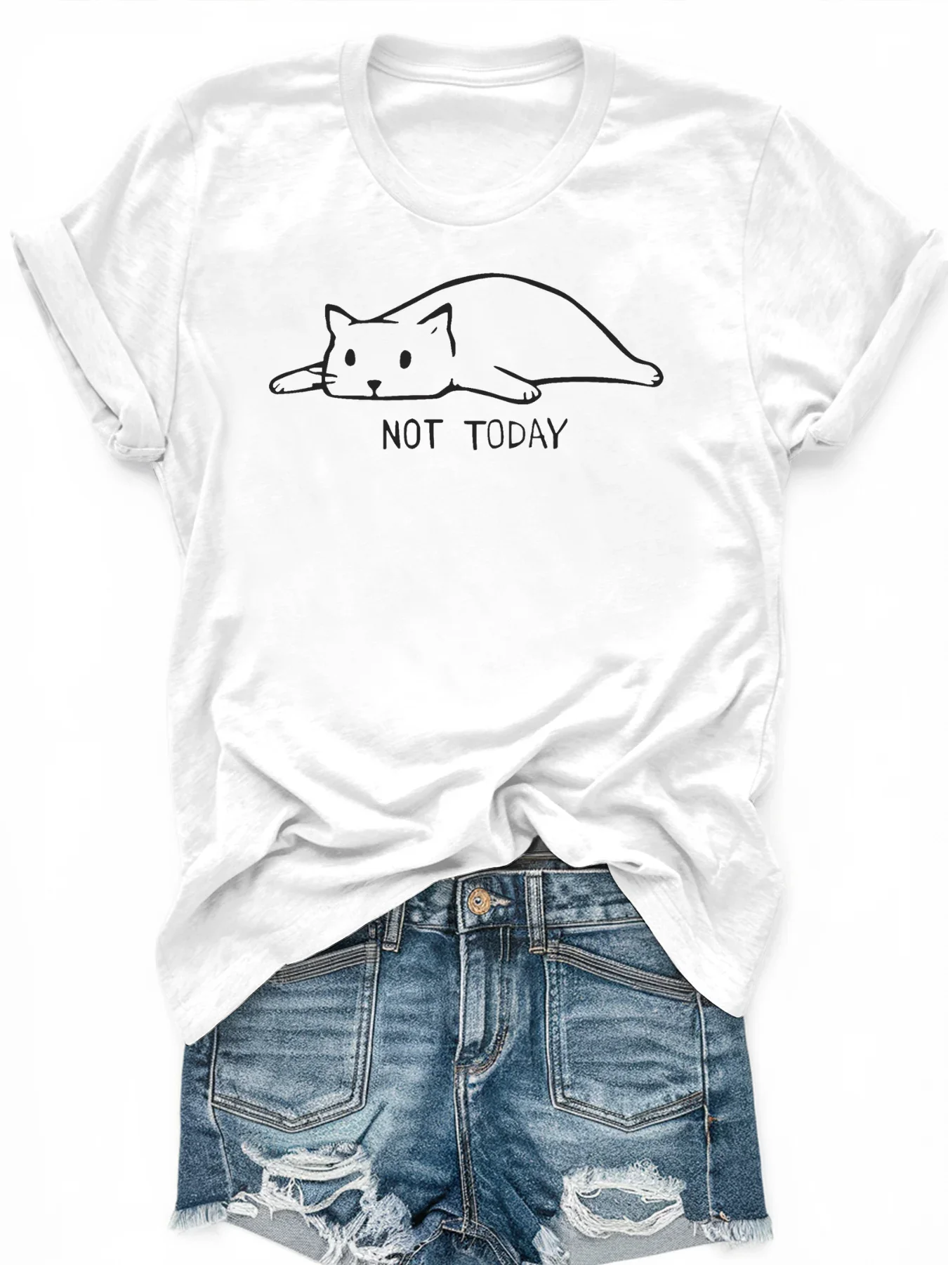 

Women's large-size printed short-sleeved T-shirt, loose and casual, soft, comfortable and breathable, outdoor sports