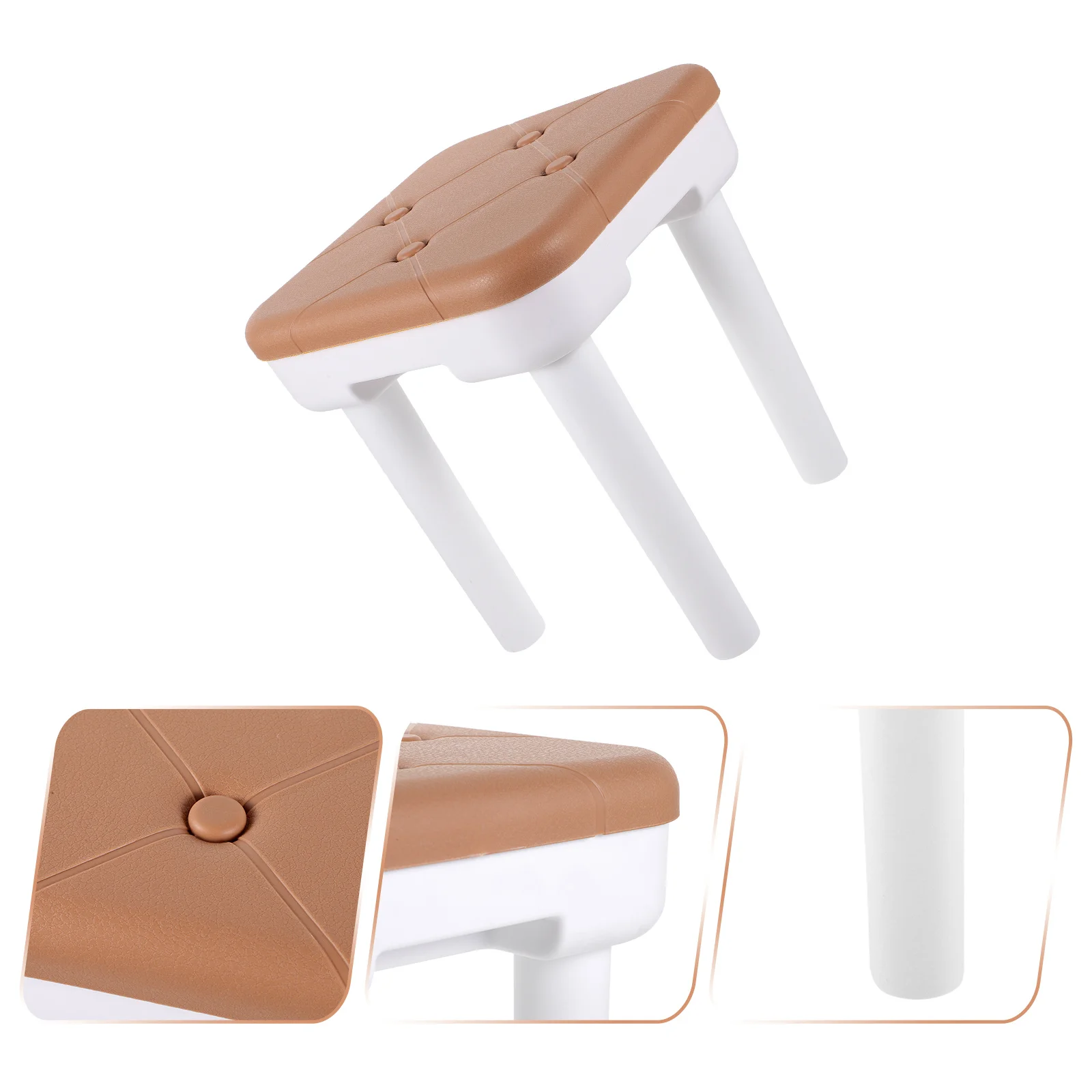 تقليد قوي المضادة للانزلاق البراز الصغيرة منخفضة الأحذية المنزلية تغيير القدم البراز للمنزل المنزل مسند القدمين #1