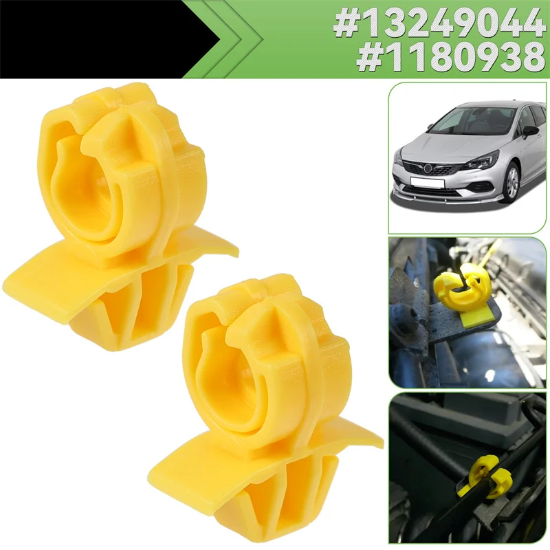 4/8X For Opel Corsa D E Bonnet Stay Clips Plastic Holders Support Strut Rod Retaining Fixing Holder Car Fastener 13249044 118093