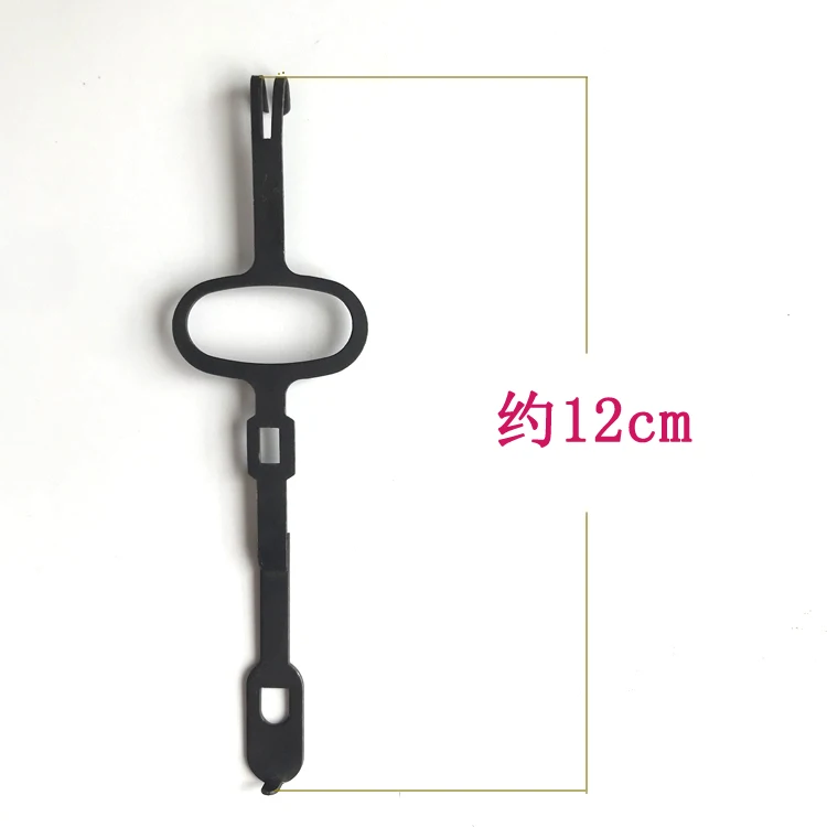 Vintage mechanical clock accessories, pendulum rod hanging pendulum connector on the clock, retro