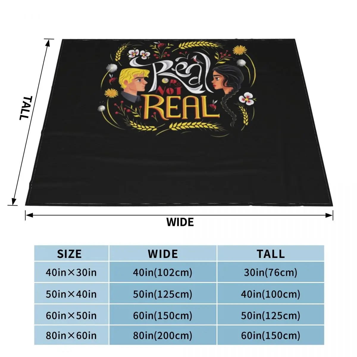 Real Or Not Real Throw Blanket Softest Nap Blankets