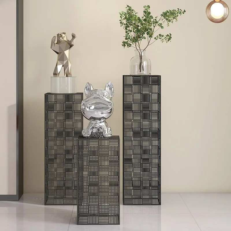 Simple wrought iron flower stand, a few corners of the living room, indoor Internet celebrities Nordic ornaments, balcony shelve