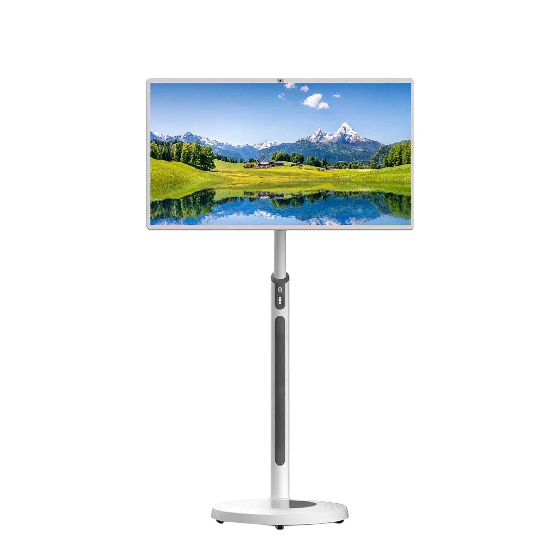 

LCD Android OS Smart TV Unique Design Advertising Machine with Mobile Battery Smart Screen TV