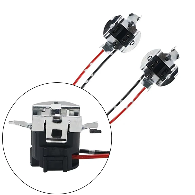 

1 Pair Sagitar Headlight Base Connector Wiring Harness Adapter for H7 Halogen Lamp Socket Holder Auto Accessory