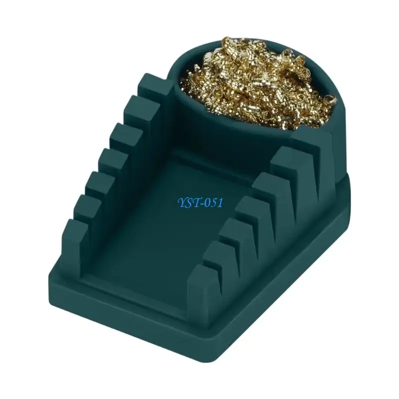 E15A Convenient Soldering Stand Equipped With V Slots And Tip Cleaner For low maintenance