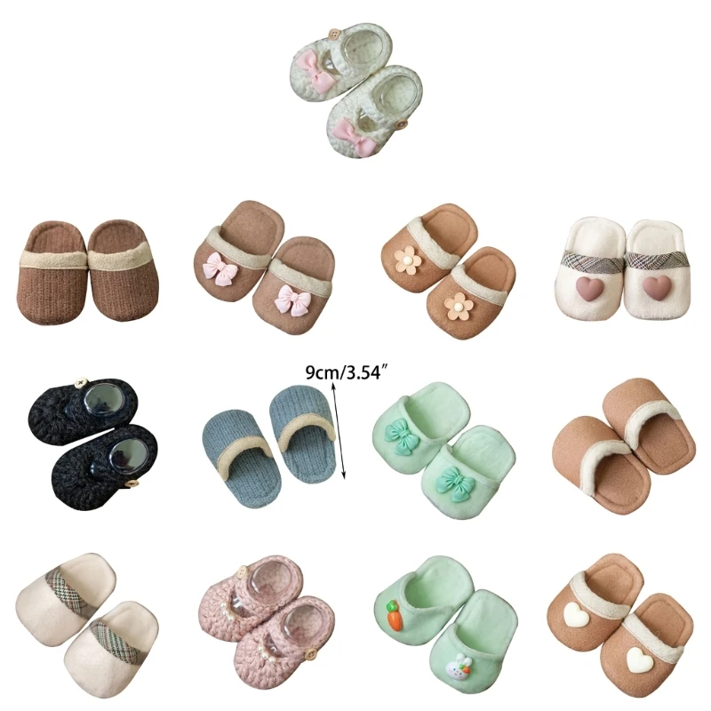 Small Baby Slippers Newborn Shoes Newborn Baby Photo Props Girl Boy Shoes Dropship