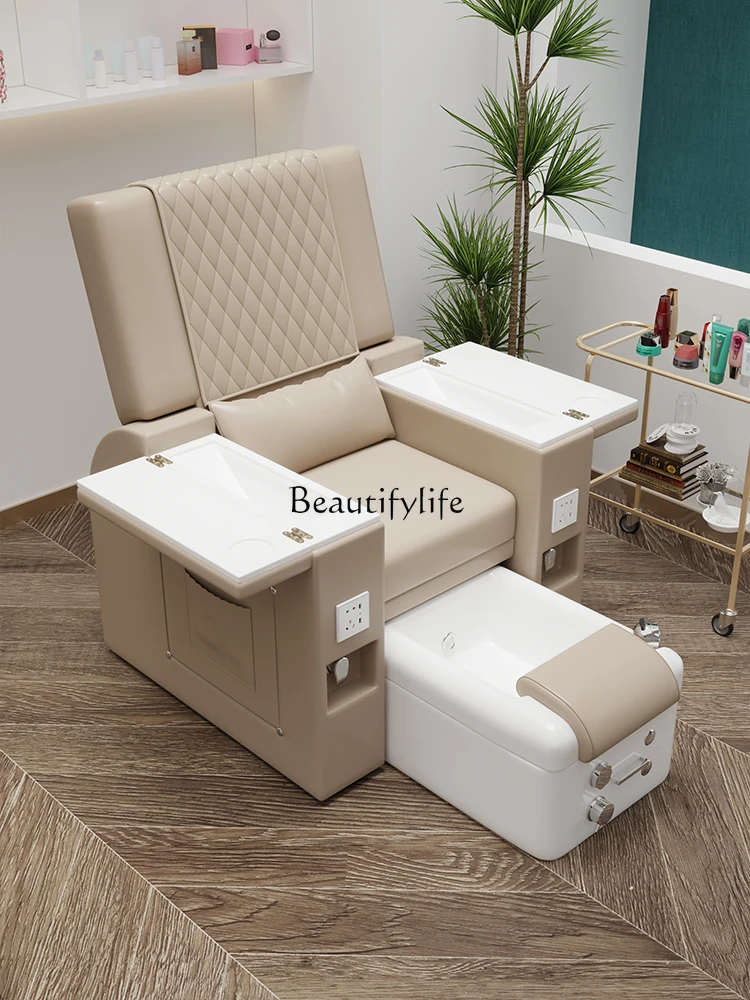 Electric Eyelash Beauty Foot Integrated Recliner Beauty Salon Special Pedicure Foot Massage