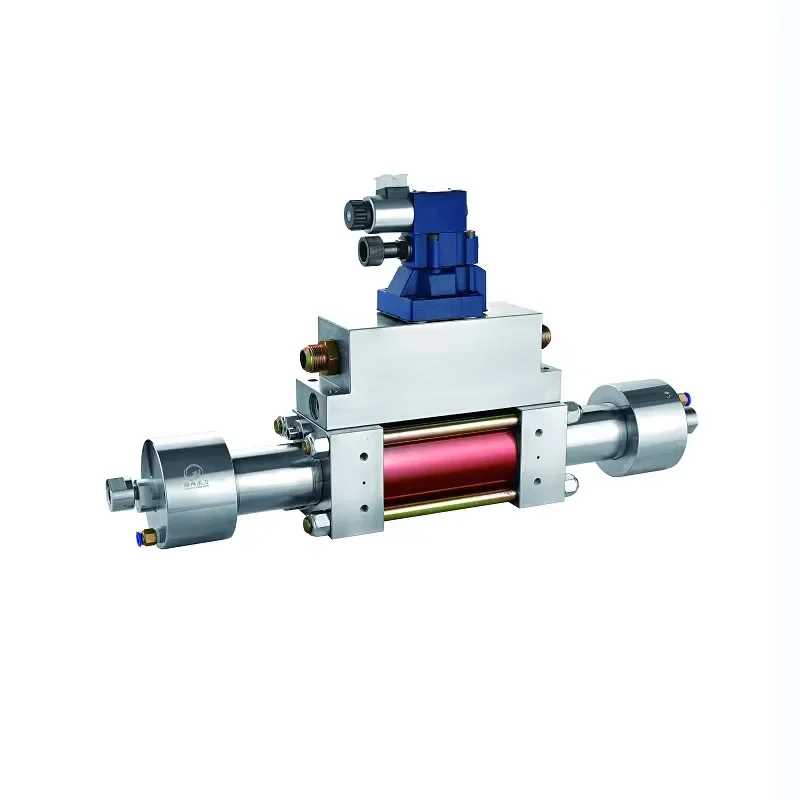 Waterjet Parts High Pressure Cutting Machine 010558-3 WaterJet Intensifier 60 KSI With Hydraulic Manifold and Overflow Valve