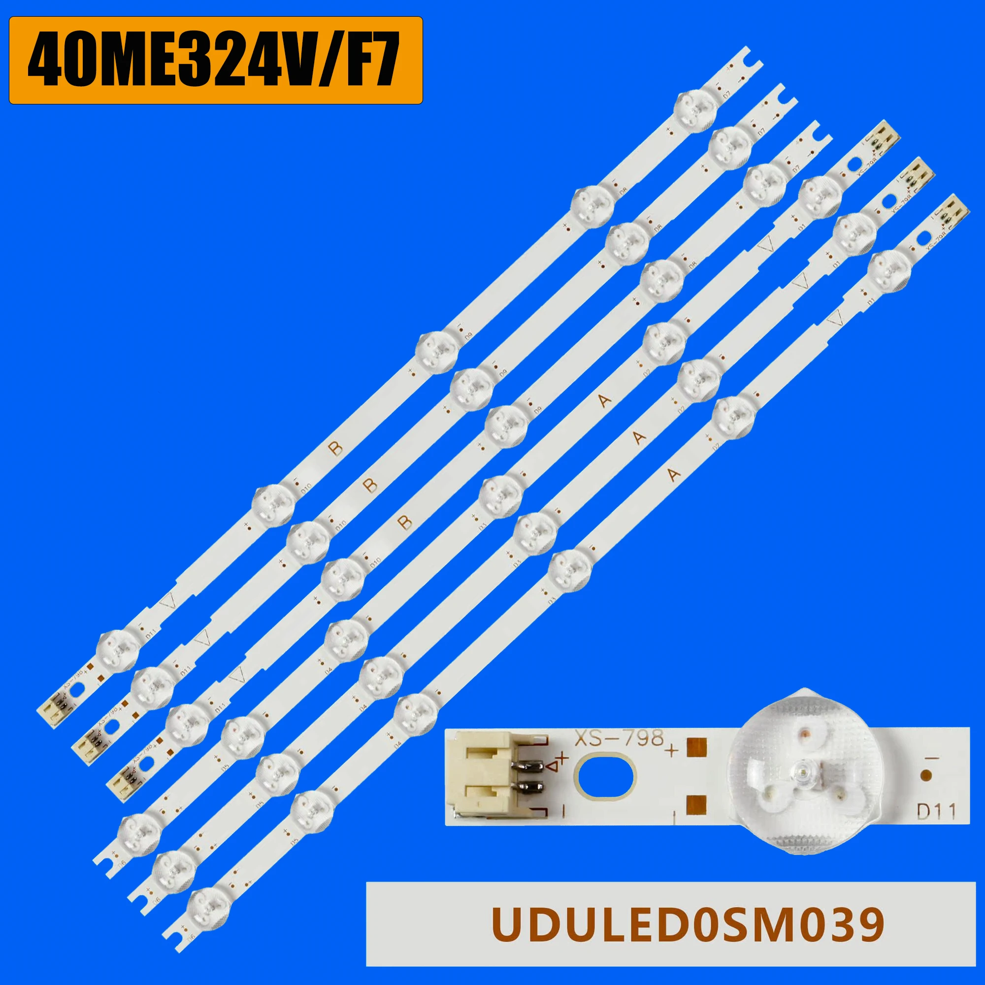 

LED Backlight Strio 2014FUNAI40 3228 A06 REV1.0 For 40inch 40PFL4609/F7 LF401EM5 LF402EM6F 40PFL4909 40PFL4909/F7 UDULED0SM039