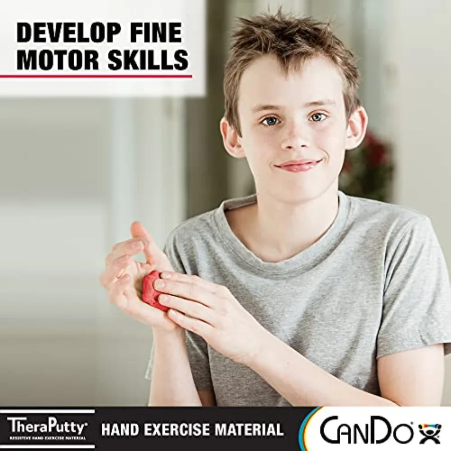 TheraPutty 4 Piece Set XSoft Soft Medium and Firm 2oz Each Standard Hand Exercise Putty for Rehabilitation Exercises Hand Thera