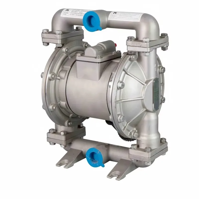 

1 inch 25mm all stainless steel pneumatic diaphragm acid and alkali resistant conveyor pump