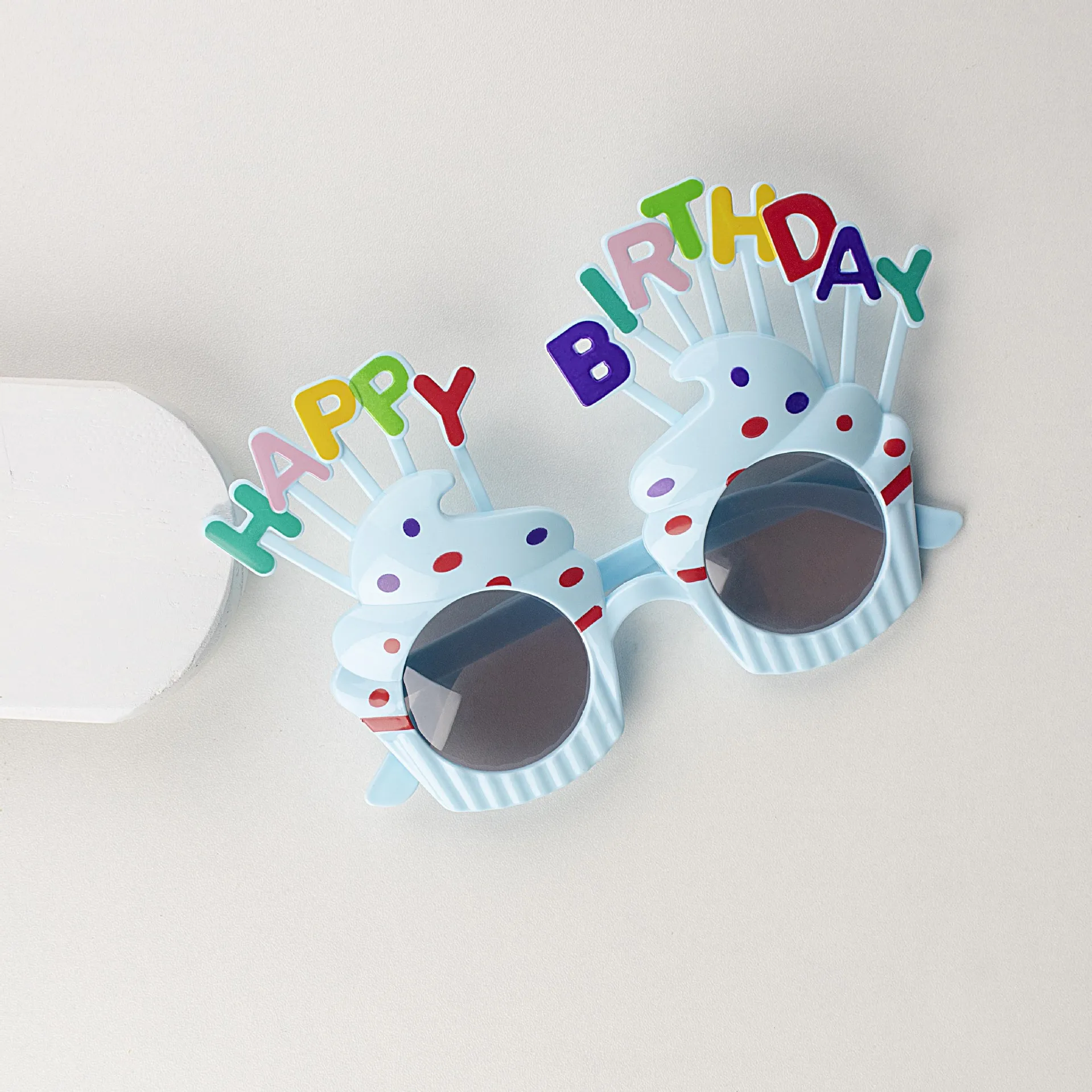 Birthday Party Glasses Funny Candle Sunflower Rainbow Sunglasses Happy Birthday Photo Booth Props Supplie Kids Favor Party Decor