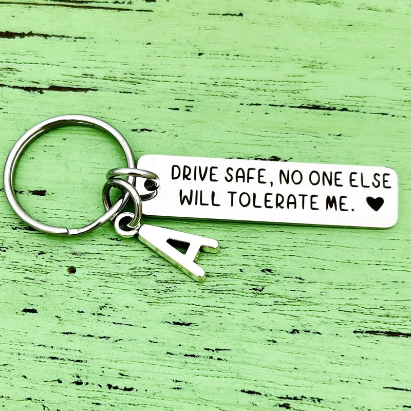 New Drive Safe Keychain Anniversary Gift, Christmas Present, Boyfriend Funny Gift Girlfriend Gift, Birthday Gift, Gift for Her