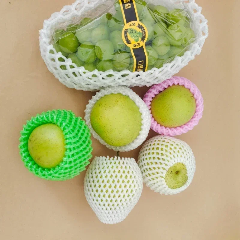 Fruit Vegetable Protect Mesh Sleeve Shockproof Compression Resistance Foam Net Apple Pear Transport Packaging Network