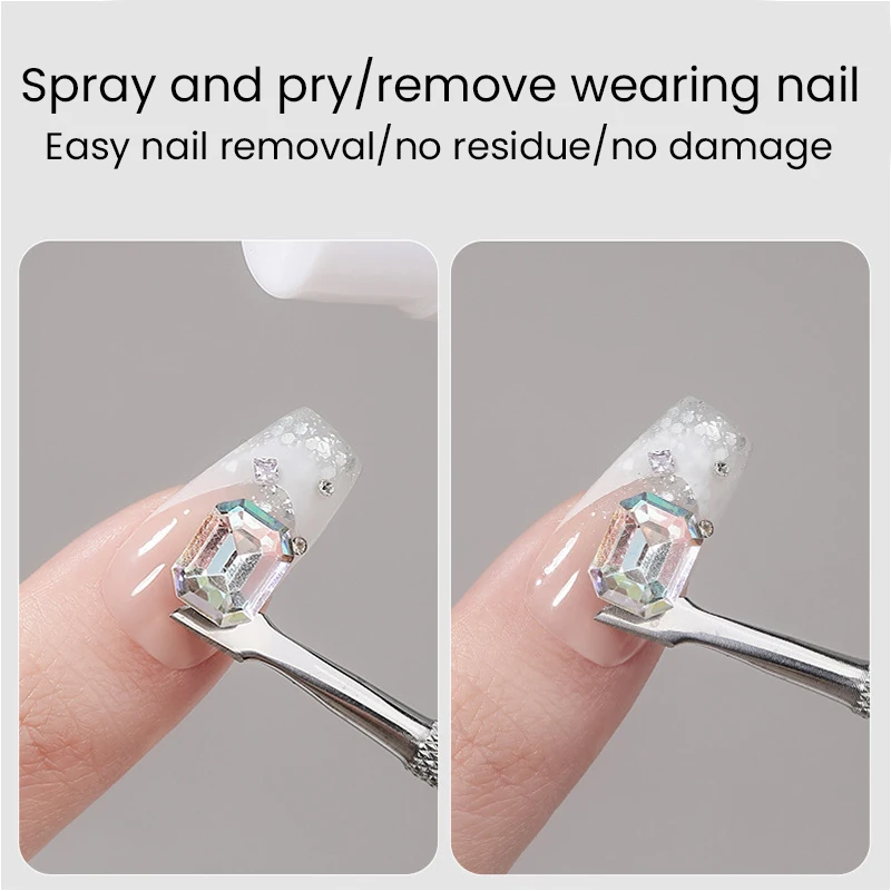 100ml Nail Gel Remover Press ON Nails Tips Soak Off Solid adesivo Gel UV soluzione per la rimozione delle unghie finte Manicure liquida strumenti per unghie