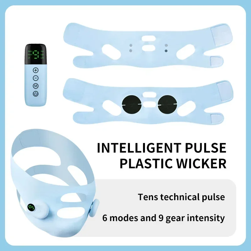 Smart Pulse Face Shaping Beauty Instrument EMS Mikrostrom Lifting V Gesichtsgerät Hautstraffung Anti-Falten-Gesichtsmassagegerät