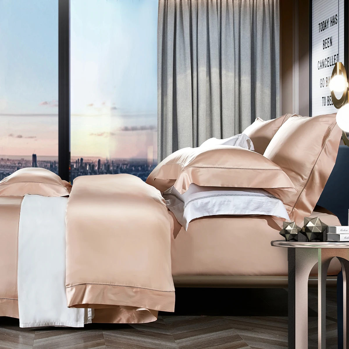 100% Egyptian Cotton Sheet Pil - огляд і ціна Silk Pillowcase Set