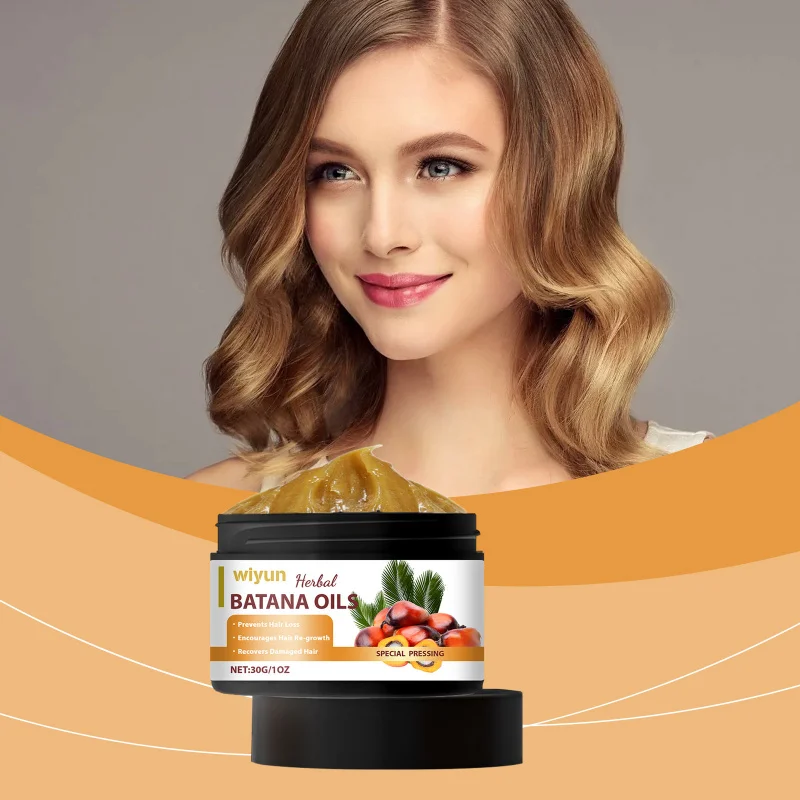 

Batana Hair Oil - Nourishing Treatment For Dry Damaged Hair, Split End Repair & Smoothing Hair Care With Natural Oils