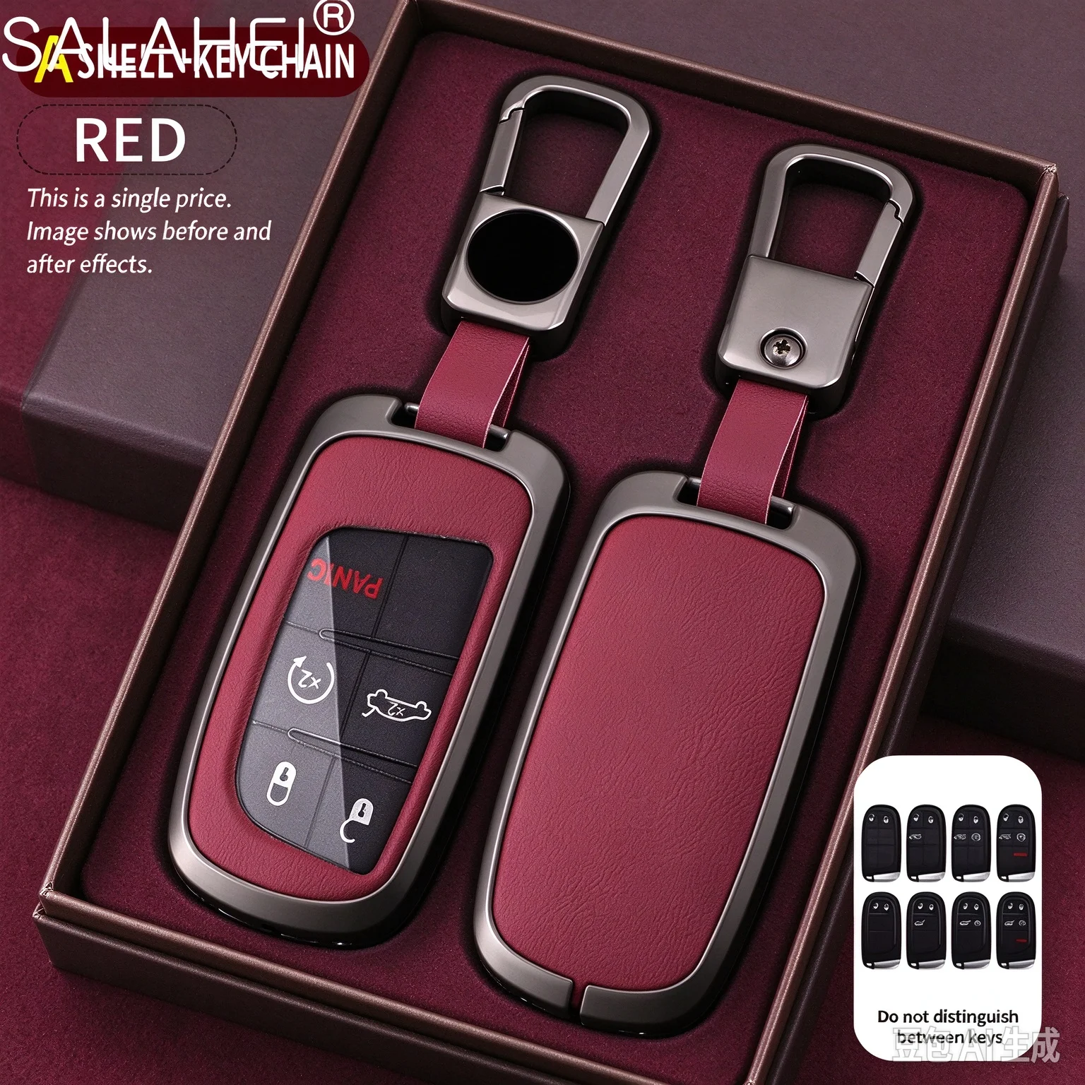 Car Key Cover for Jeep Grand Cherokee Renegade Fiat Freemont Dodge Charger Challenger Durango Journey Remote Key Case Shell