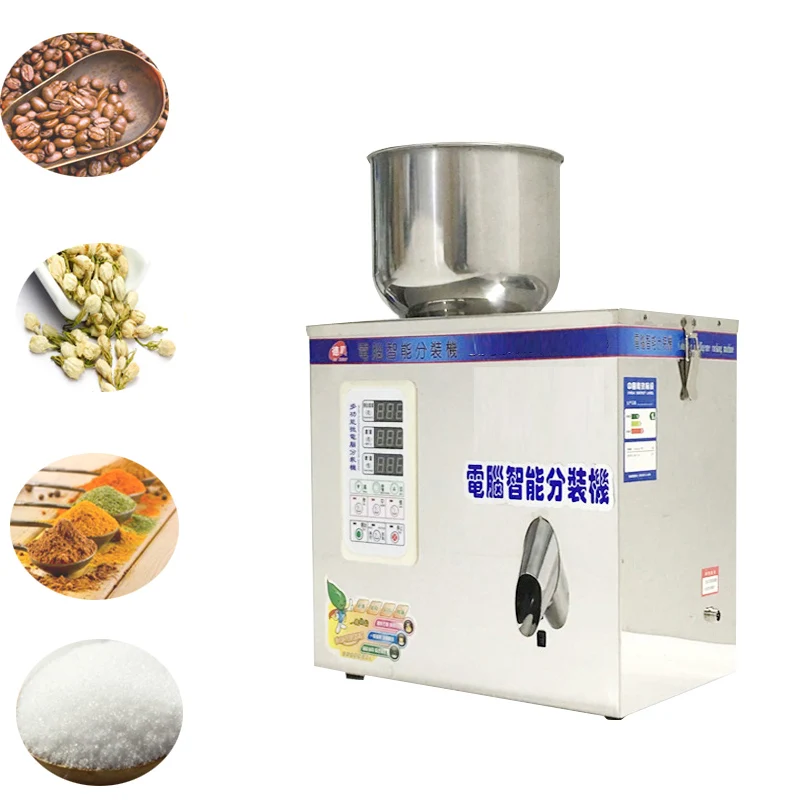 Máquina de enchimento de dosagem de pó, dispensador de grãos de café, saquinho de chá, sementes, saquinho de grãos, máquina de enchimento de partículas em pó