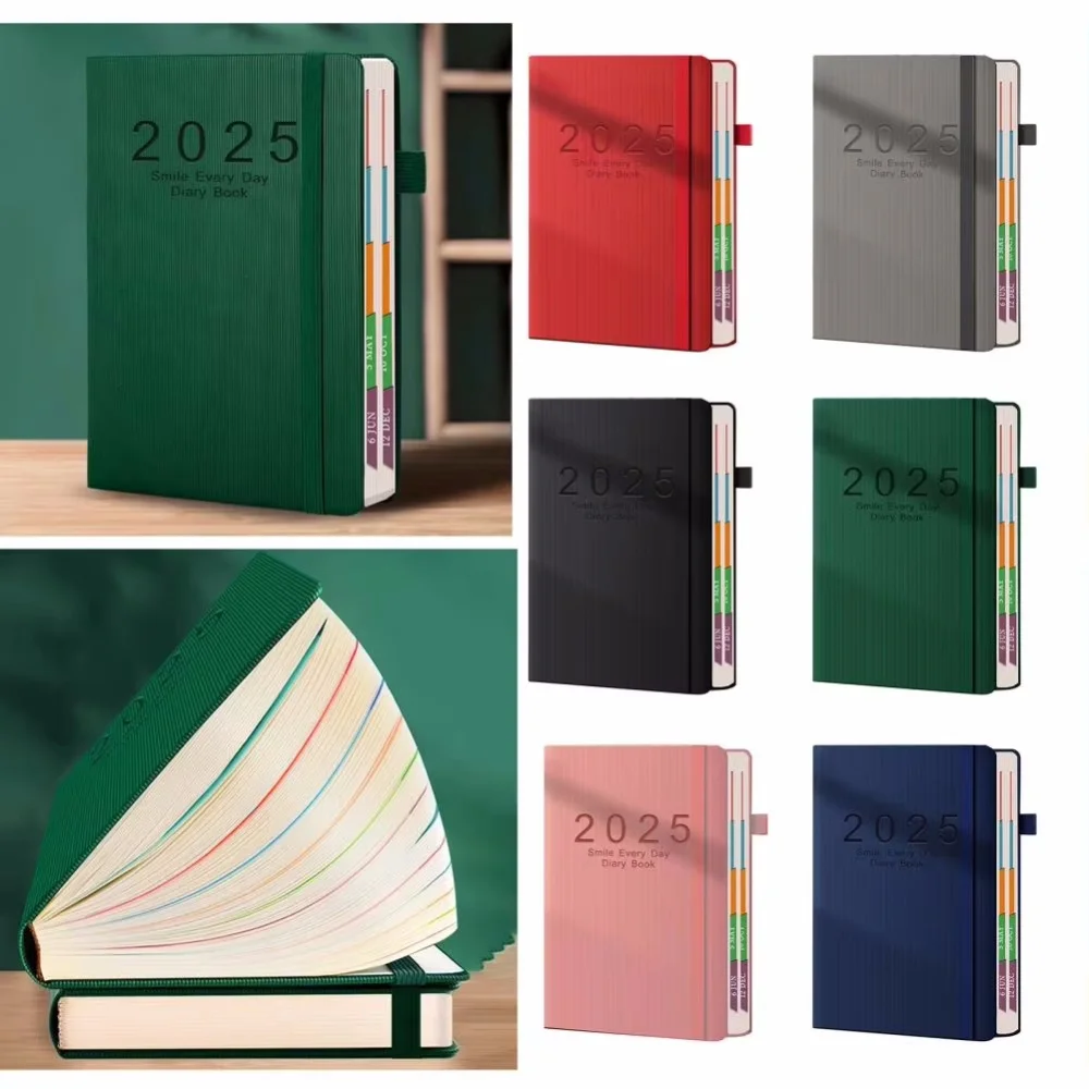 

Новый план 2025: 400 страниц Календарь Журнал Самодисциплина Проверка в управлении временем Одна страница в день, 365-дневный план Офис для студентов