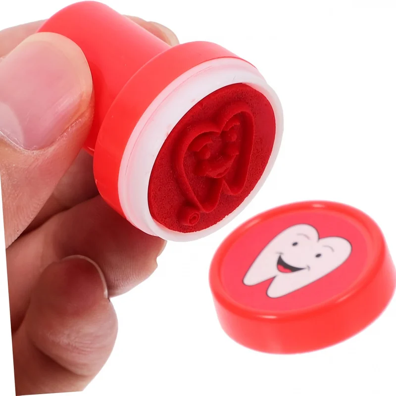 [Fun Tooth Stamp Set] 10/20pcs Fun Tooth Stamp Set | Creative Classroom Incentive Stamps, Teacher Gifts, Back to School Supply