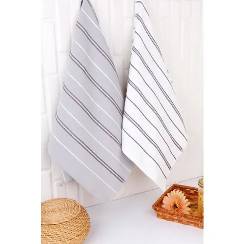 Baveno Organic Cotton 50 X70 Bidirectional 2'li Kitchen Towel & Drying Cloth