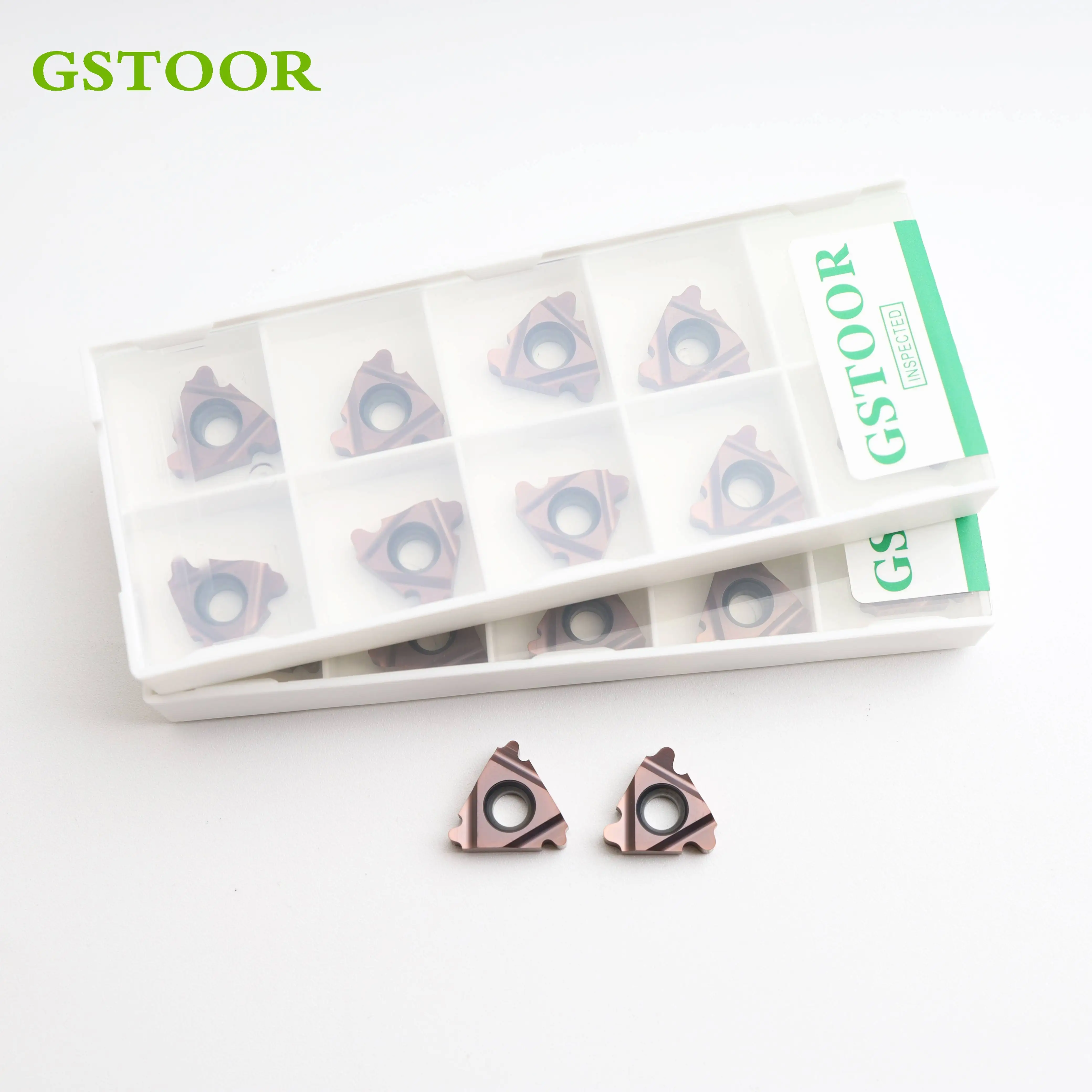 16ER 16IR 22ER 22IR 4RD 6RD 8RD 10RD Hard Alloy Turning Tools CNC Lathe Round Threading Carbide Inserts For Stainless Steel