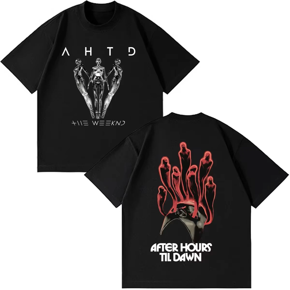 Hot Sale The Weeknd After Hours Til Dawn Tour Merch 2026 T Shirt Y2K Men Women Vintage Fashion T-shi