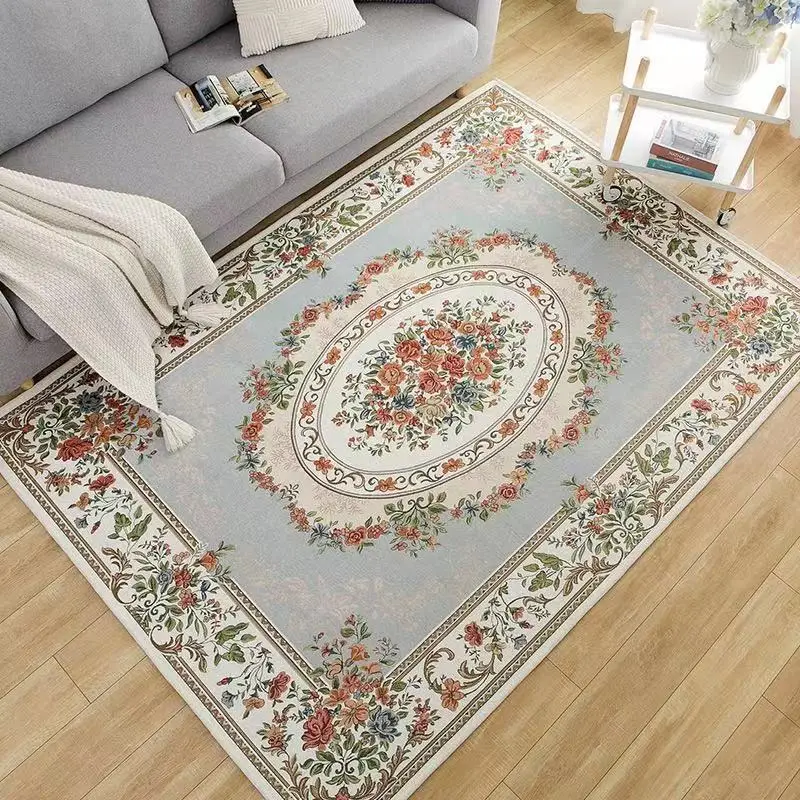 Carpet Nordic Light Luxury Sofa Absorbent Anti Slip Crystal Velvet Carpet Home Wear Resistant and Dirty Living Room Carpet