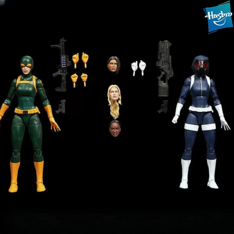 In Spot Hasbro Ml Marvel Legends Divine Shield Bureau Female Agent Hydra Female Soldier Twin Set Birthday Gift