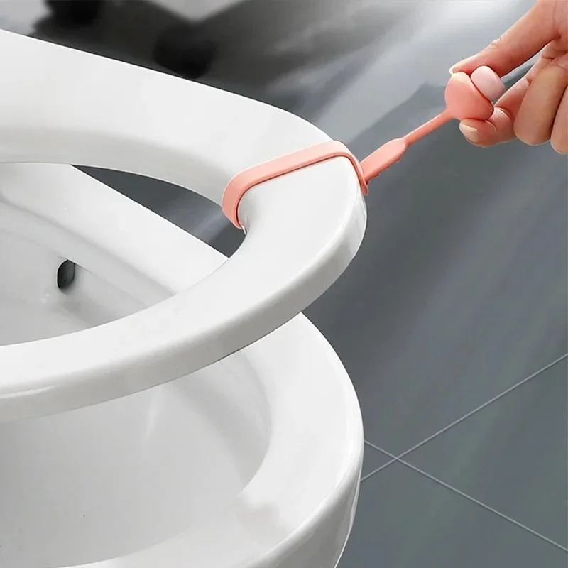 Toilet Lid Lifter Seat Handle Holder Toilet Lid Lift Tool Seat Ring Flapper Bathroom Closestool Handle