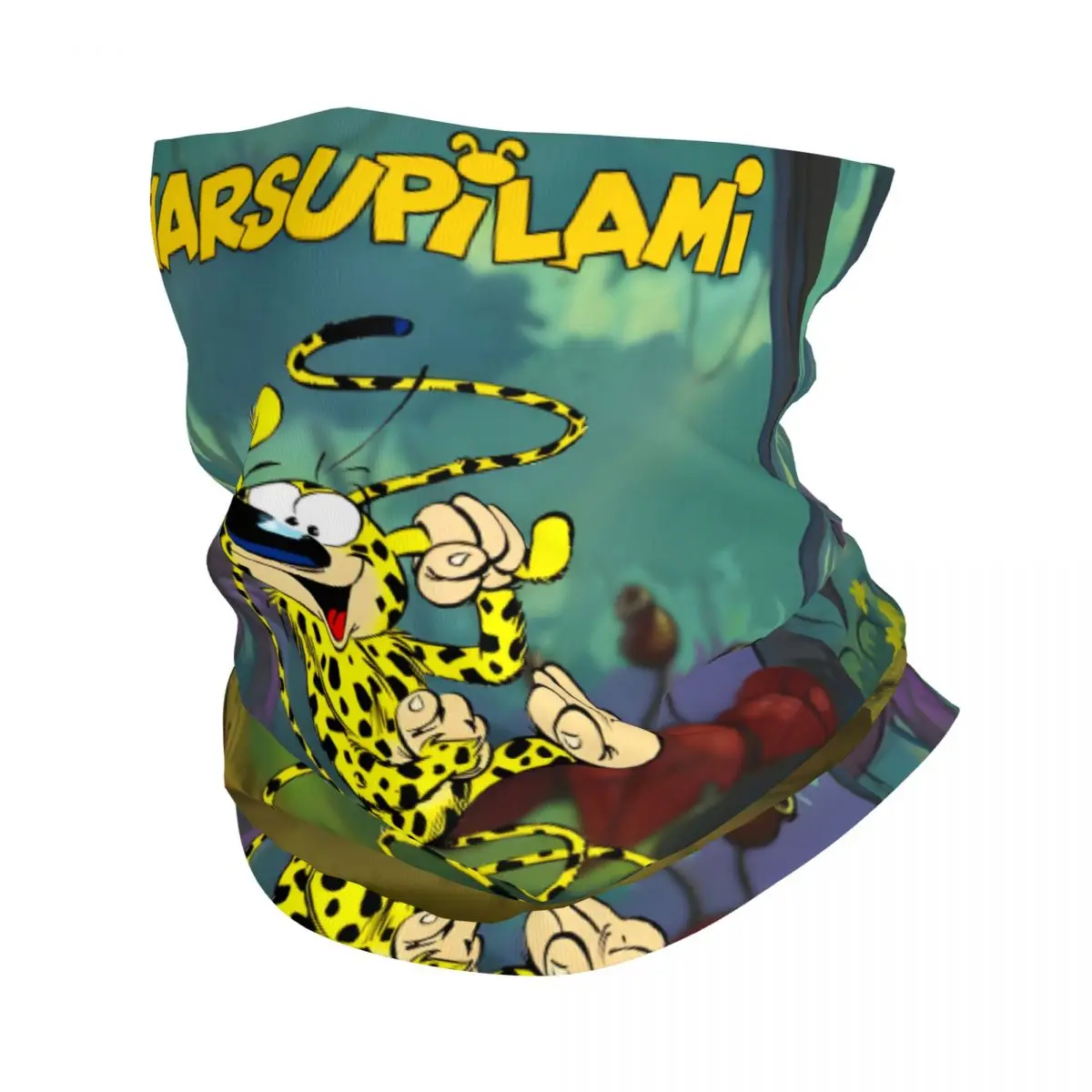 Marsupilami-Diadema para hombre, calentador de cuello, bufanda de tubo para correr, esquí, médico, enfermera, Bandana facial, polaina, 7