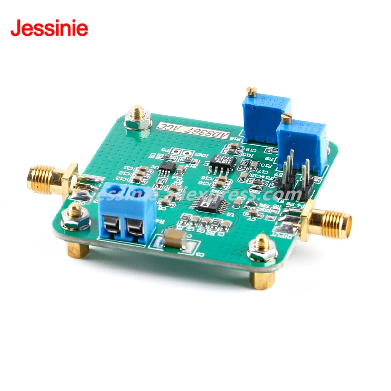 AD8367 VCA810 VCA821 Gain Amplifier Board Module 500MHz Bandwidth Measured 32dB AGC VGA Variable Gain Amplifier High Performance